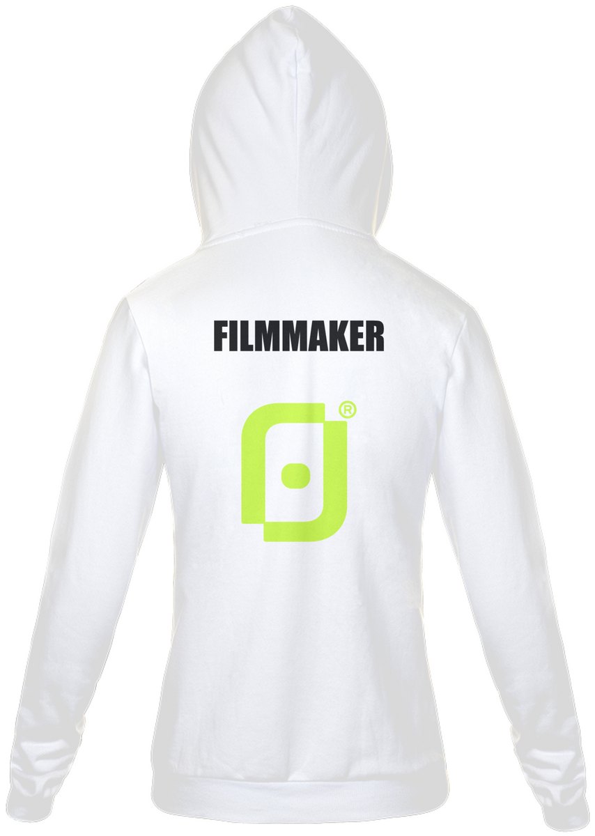 Nome do produto: Moletom C/ Zíper Liso Jorge Fernandes Team - Logo Verde Limão - Filmmakers Crew
