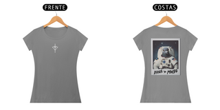 Nome do produtoCamiseta Feminina Pombo Astronauta - Estampa nas costas 