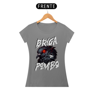 Nome do produtoCamiseta Feminina Pombo Pistola - Estampa na Frente