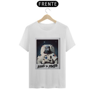 Camiseta Pombo Astronauta - Estampa na Frente