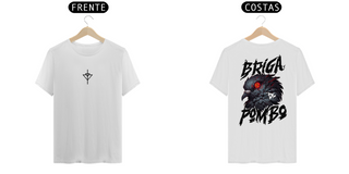 Nome do produtoCamiseta Branca Pombo Pistola - Estampa nas Costas