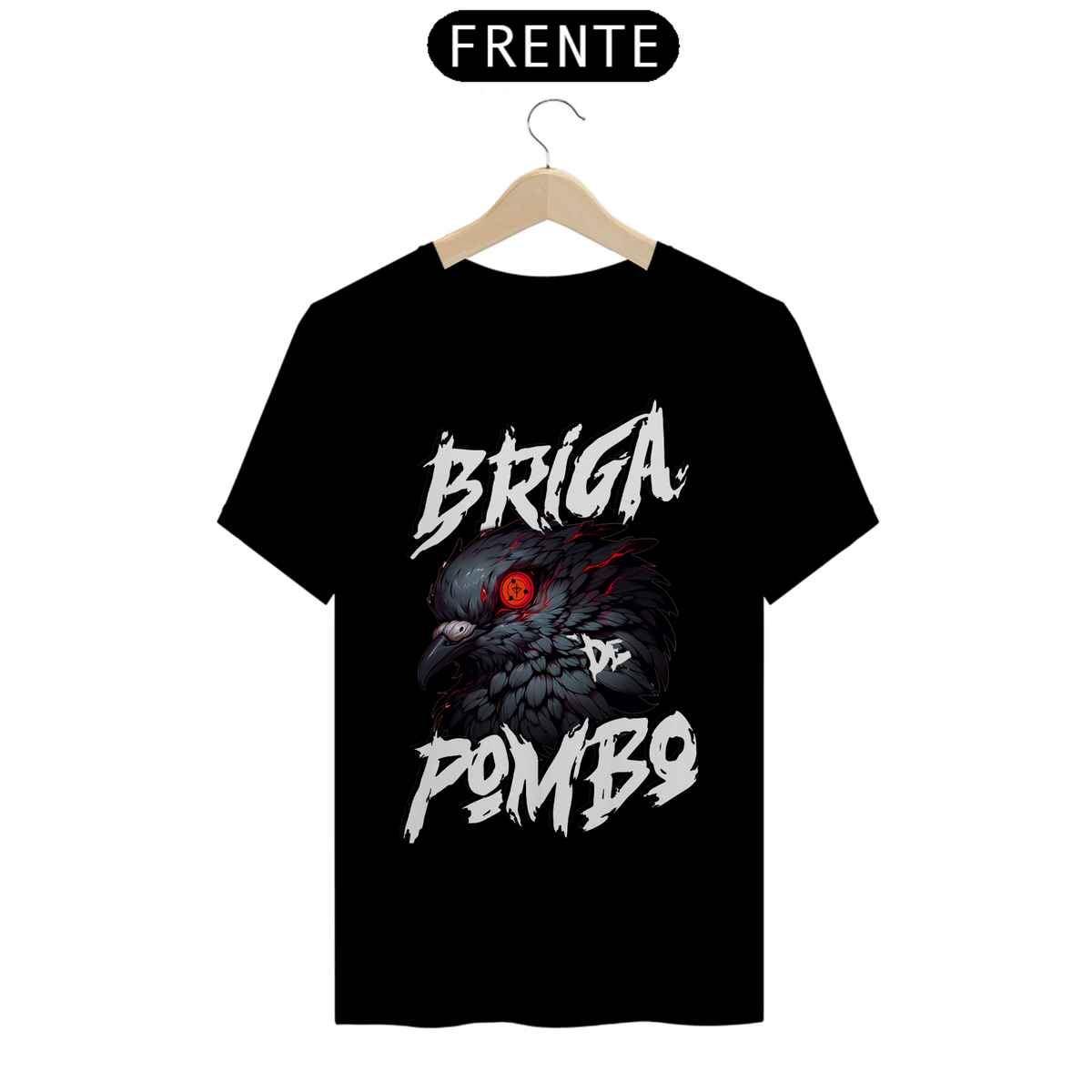 Nome do produto: Camiseta Pombo Pistola - Estampa na frente