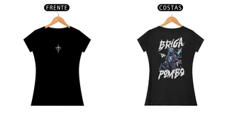 Camiseta Feminia Garota Cyberpunk - Estampa nas costas 