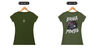 Nome do produtoCamiseta Feminina Pombo Pistola - Estampa nas Costas