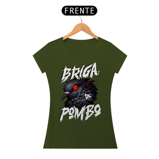 Nome do produtoCamiseta Feminina Pombo Pistola - Estampa na Frente