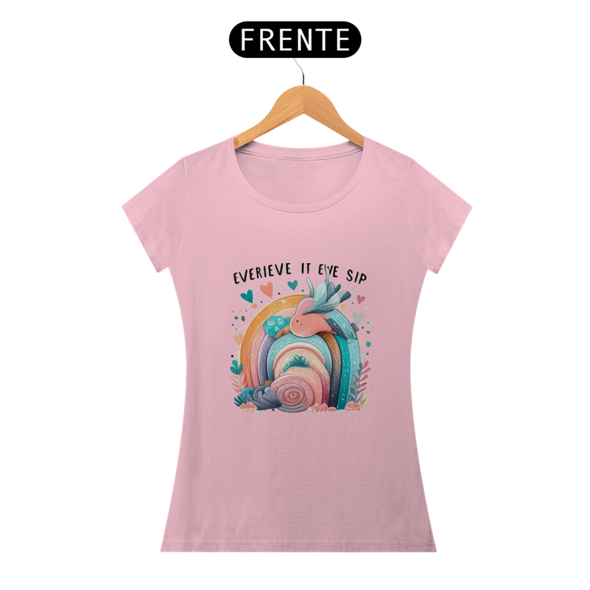 Nome do produto: Camisa Feminina Rainbow