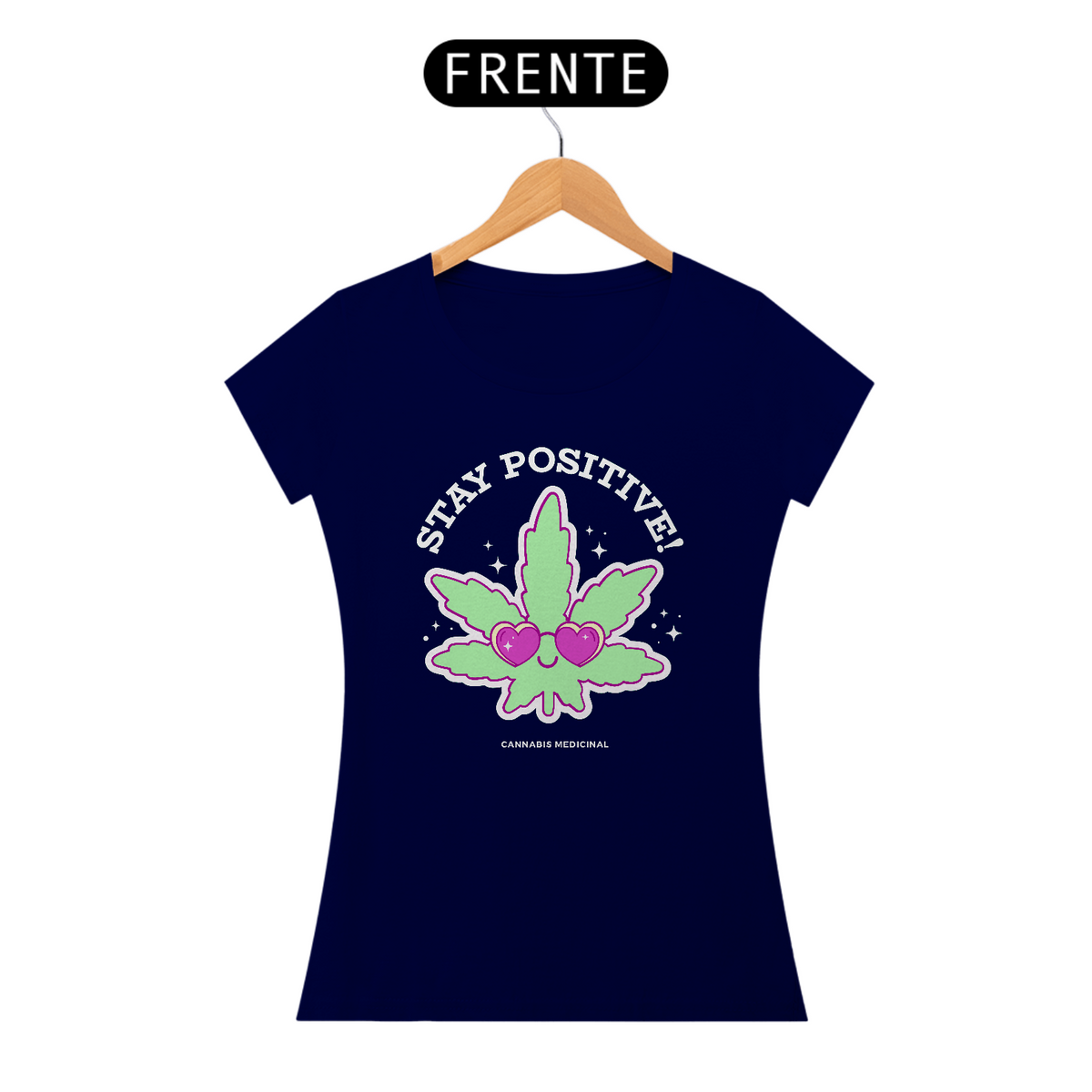 Nome do produto: CAMISETA STAY POSITIVE