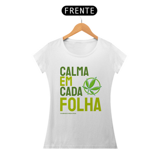 Nome do produtoCAMISETA CALMA EM CADA FOLHA