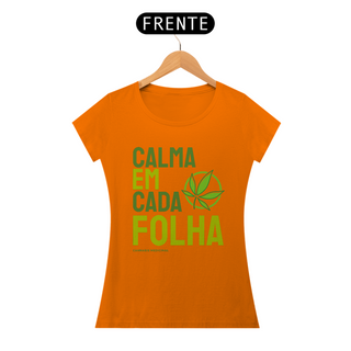 Nome do produtoCAMISETA CALMA EM CADA FOLHA