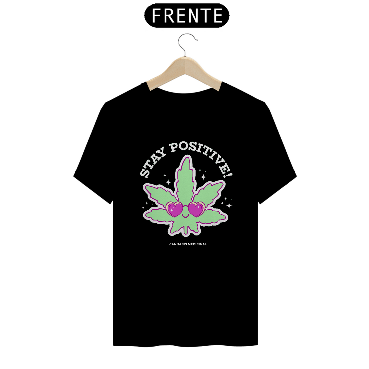 Nome do produto: CAMISETA STAY POSITIVE