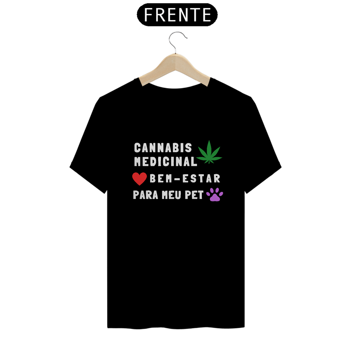 Nome do produto: CAMISETA CANNABIS PETS