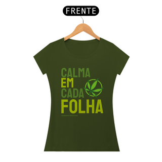 Nome do produtoCAMISETA CALMA EM CADA FOLHA