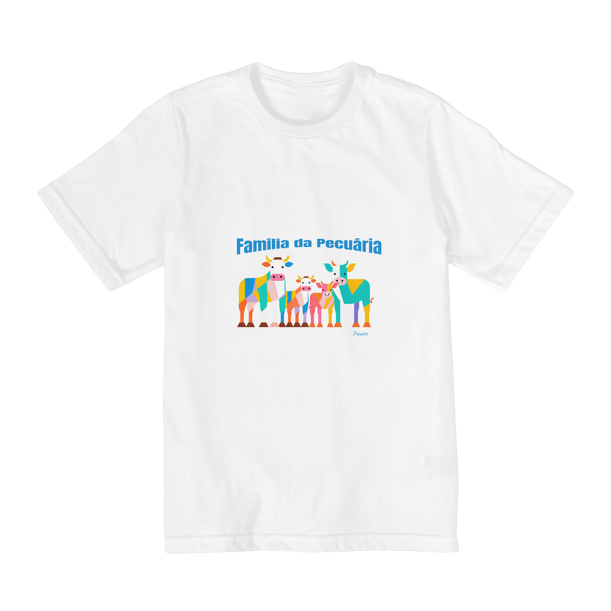 Nome do produto: Camiseta Família da Pecuária - 2 a 8 Anos