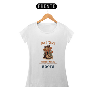 Camiseta Bota country 2 -  Feminina