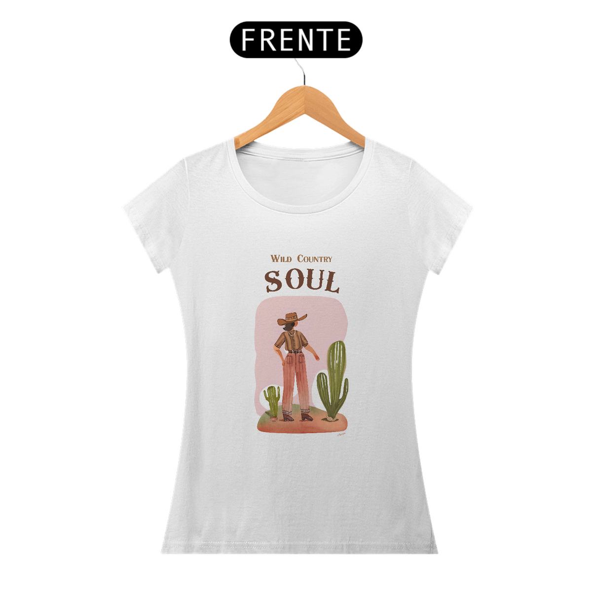 Nome do produto: Camiseta Country Soul - Feminina