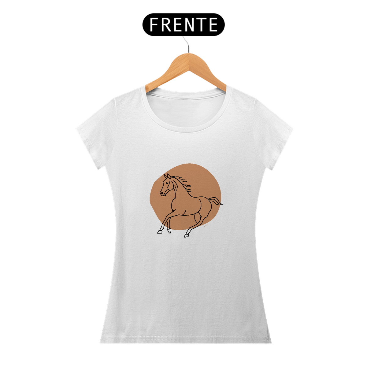 Nome do produto: Camiseta Cavalo - Feminina