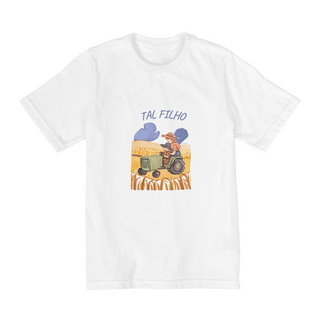 Camiseta Tal Filho Trator - 2 a 8 A