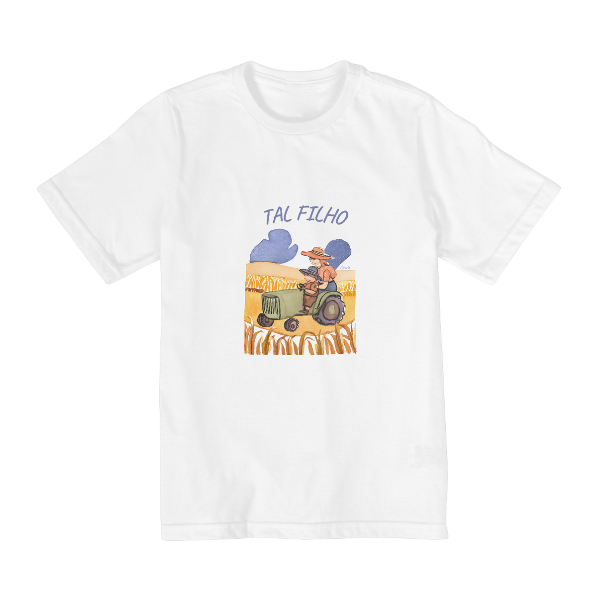 Nome do produto: Camiseta Tal Filho Trator - 2 a 8 A