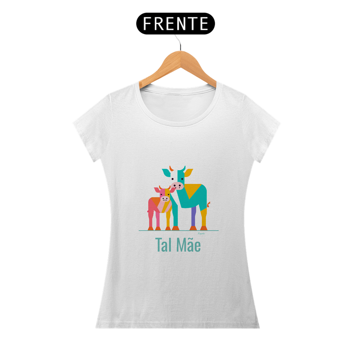 Nome do produto: Camiseta Tal Mãe Vaquinha - Feminina