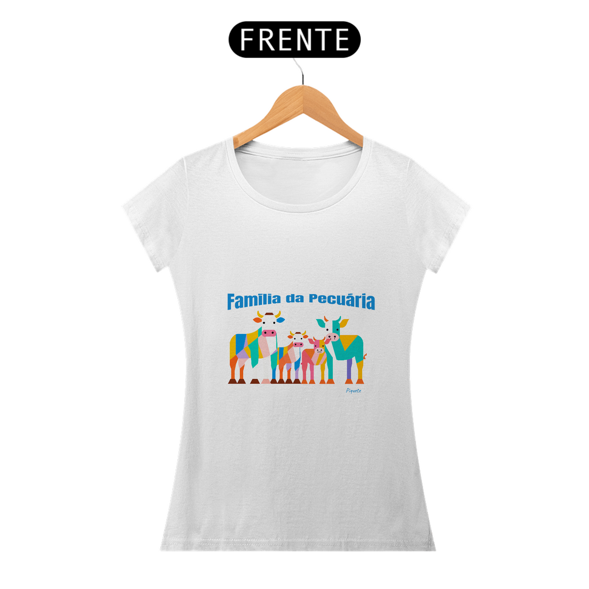 Nome do produto: Camiseta Família da Pecuária - Feminina