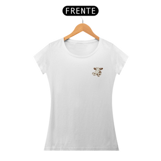 Camiseta Vaquinha minimalista - Femminina