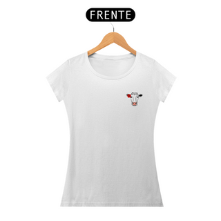 Camiseta Vaquinha minimalista - Feminina