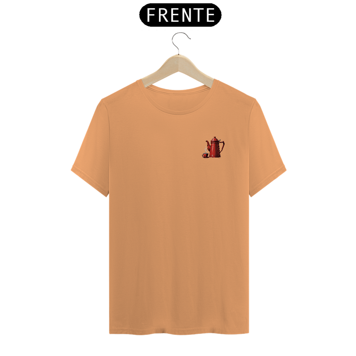 Nome do produto: Camiseta Bule de Café - Minimalista Estonada Unissex