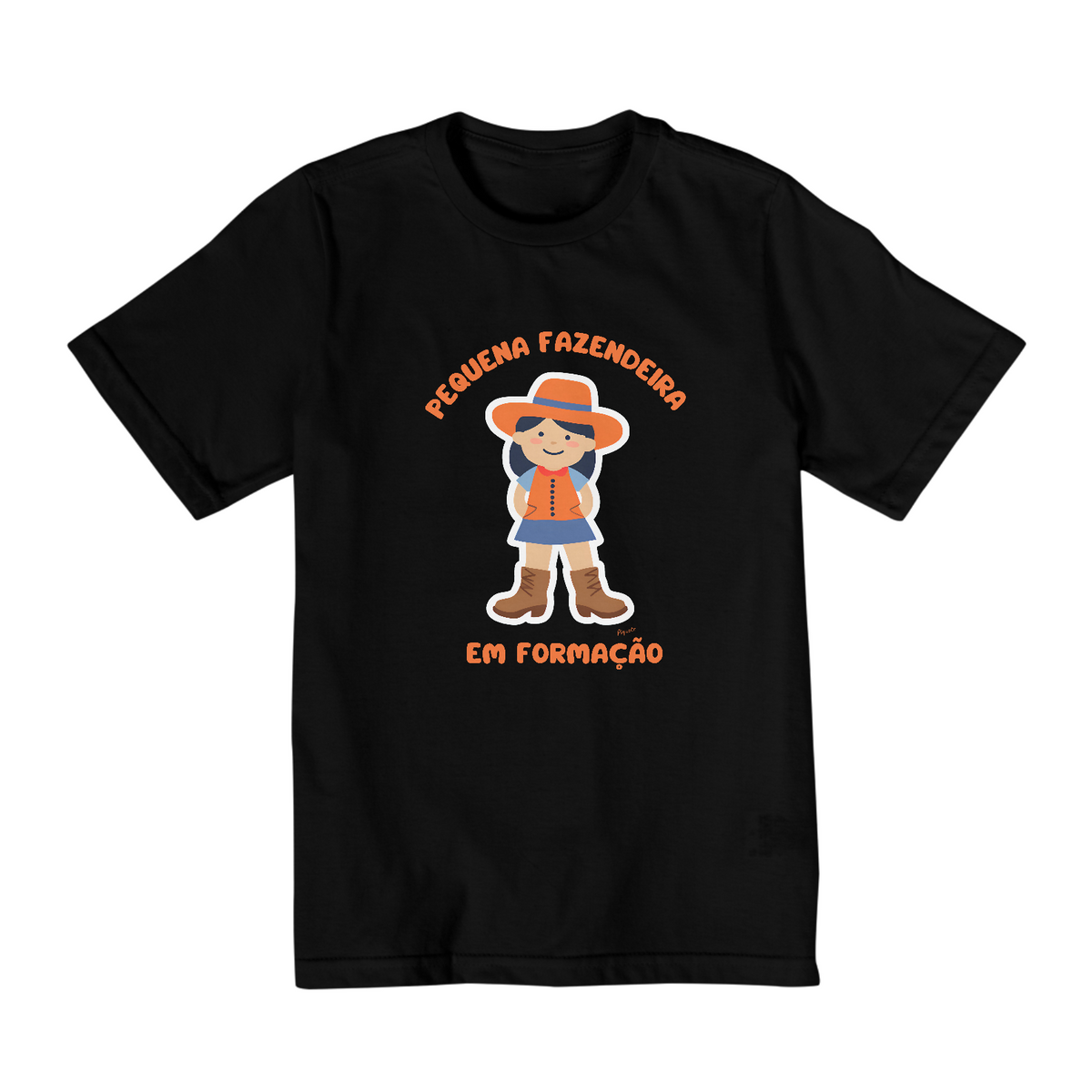 Nome do produto: Camiseta Pequena Fazendeira - Infantil