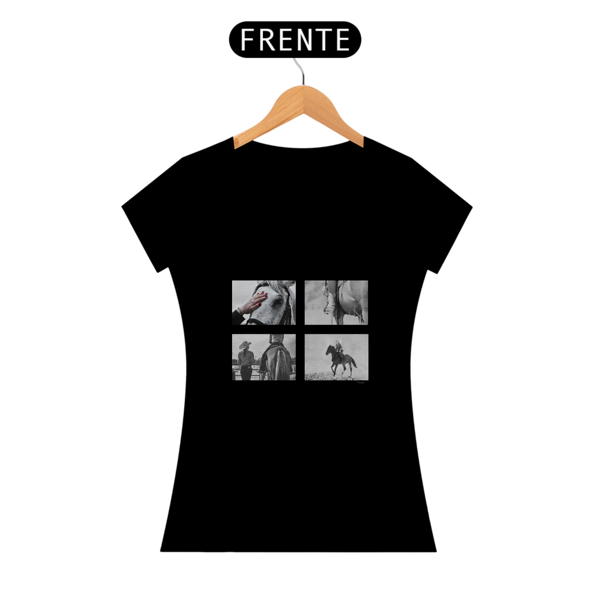 Nome do produto: Camiseta Cavalos - Feminina