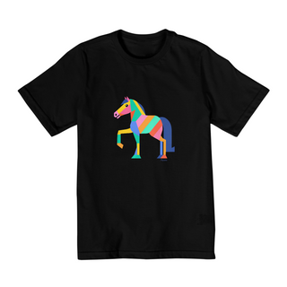 Camiseta Cavalo - Infantil 2 a 8 A
