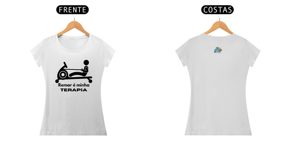 Camiseta de algodão Remar é minha Terapia