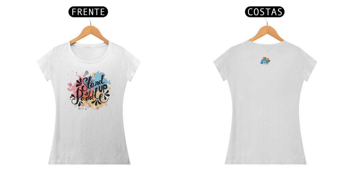 Nome do produto: Camiseta Feminina Algodão SUP Arte