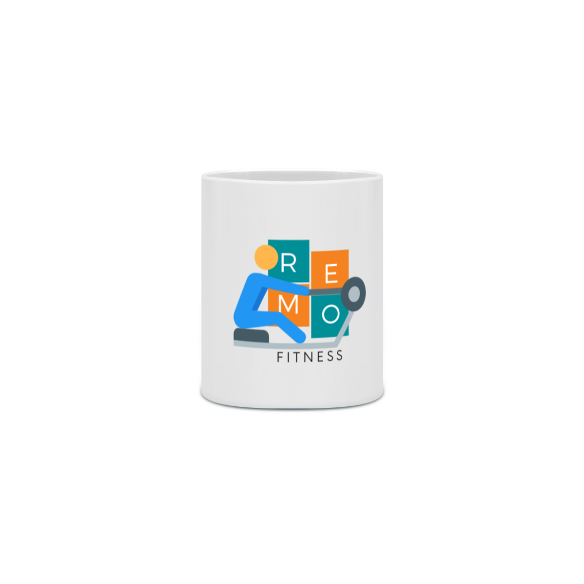 Nome do produto: Caneca de porcelana Remo Fitness 