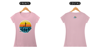 Nome do produtoCamiseta Feminina Algodão SUP Pôr do Sol