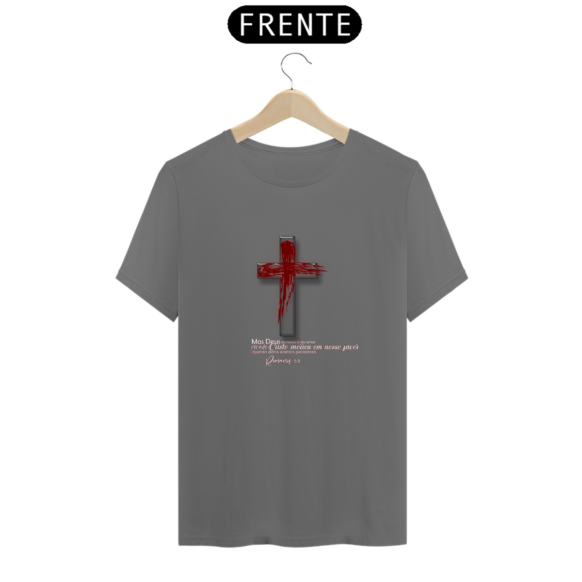 Nome do produto: T-Shirt Estonada - Romanos 5-12