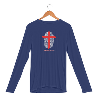 Nome do produtoCamisa Manga Longa Sport Dry Uv - Identidade em Cristo