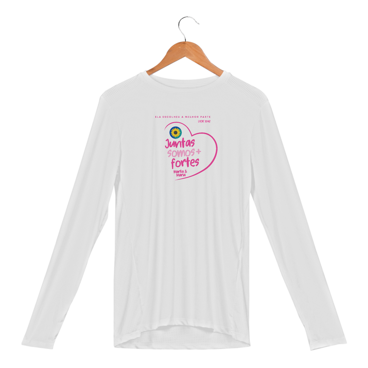 Nome do produto: Camisa Manga Longa Sport Dry Uv - Ministério Marta e Maria M2