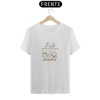 Nome do produtoT-Shirt Prime - Tudo posso naquele que me fortalece