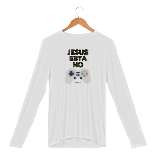 Camisa Manga Longa Sport Dry Uv - Jesus está no controle