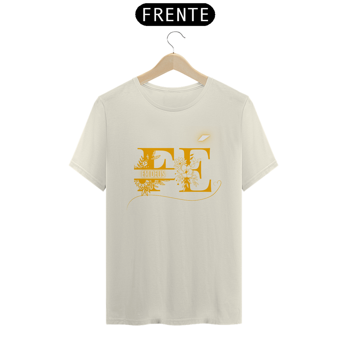 Nome do produto: T-Shirt Pima - Fé em Deus