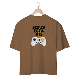 Nome do produtoCamiseta Oversized  -Jesus está no controle