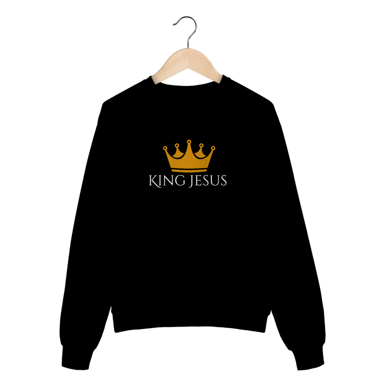 Nome do produto: Moletom Fechado King Jesus