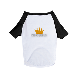 Camisa Pet Dog King Jesus