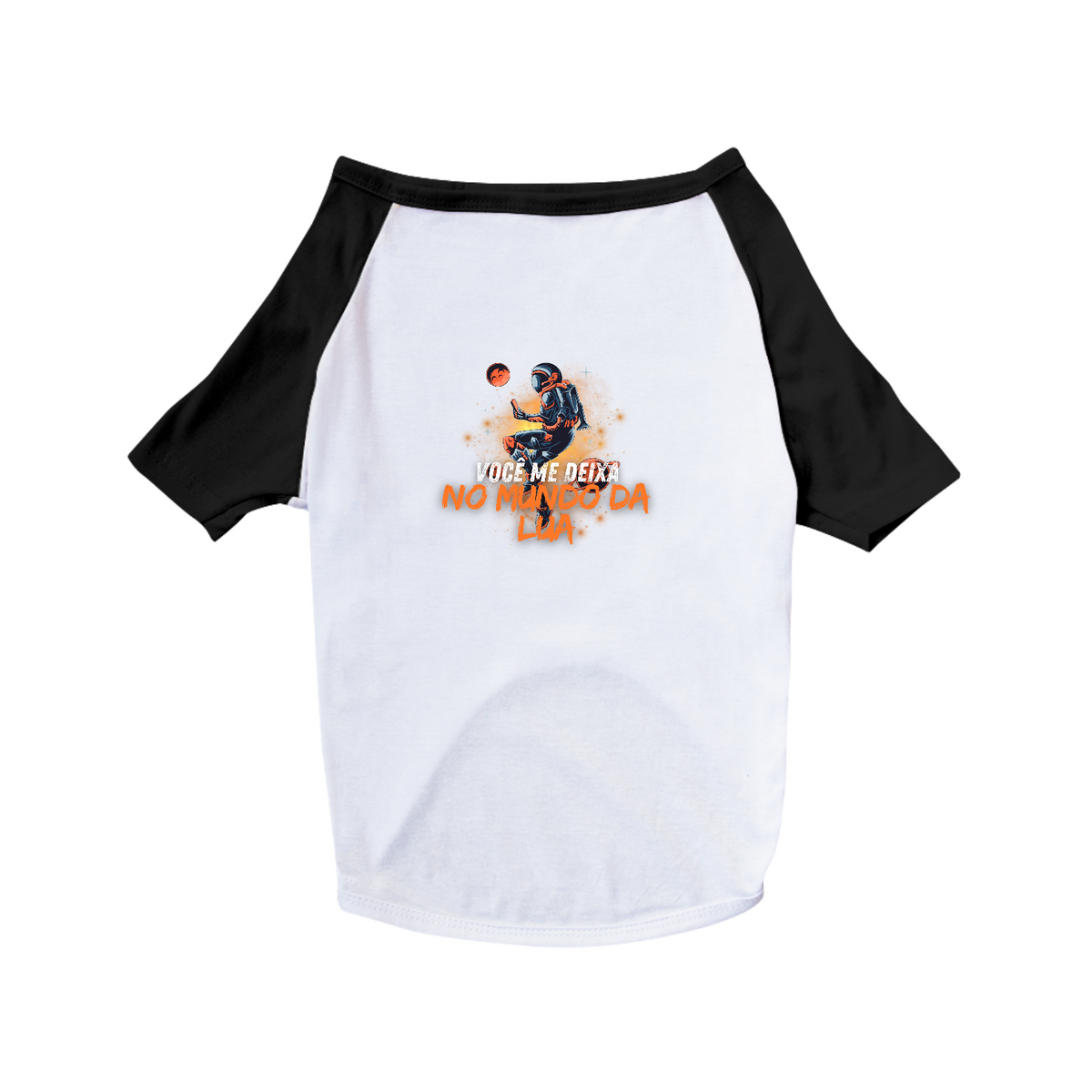 Nome do produto: Camisa Pet Dog No mundo da lua