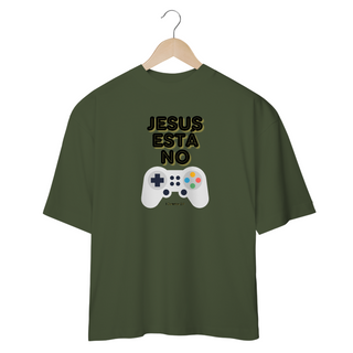 Nome do produtoCamiseta Oversized  -Jesus está no controle