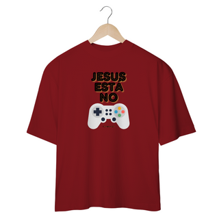 Nome do produtoCamiseta Oversized  -Jesus está no controle