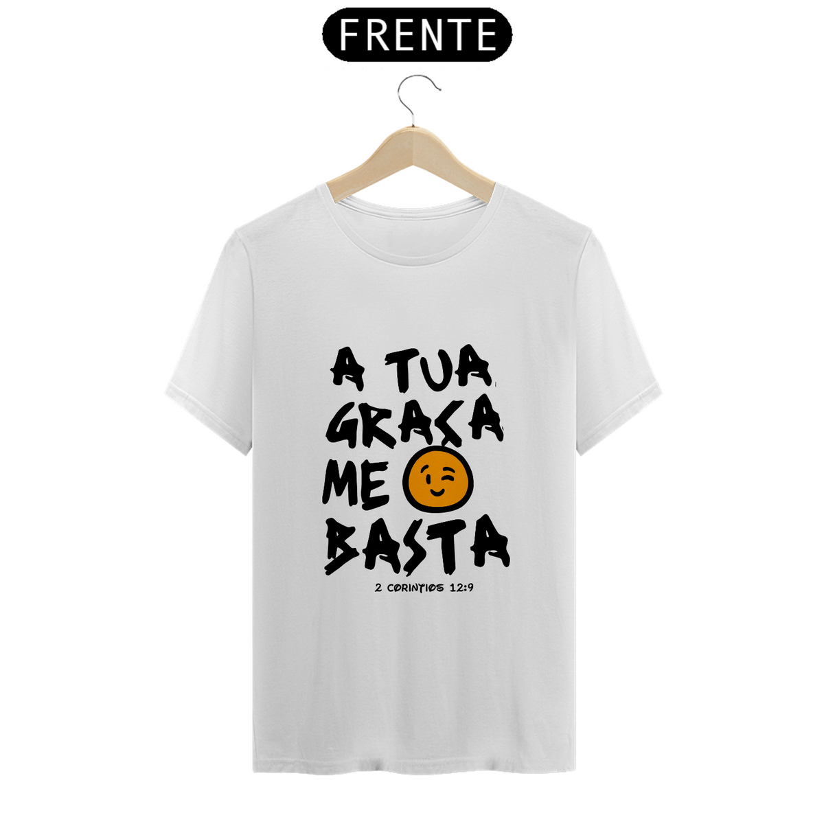 Nome do produto: Camisa tua graça me basta - T-Shirt Classic