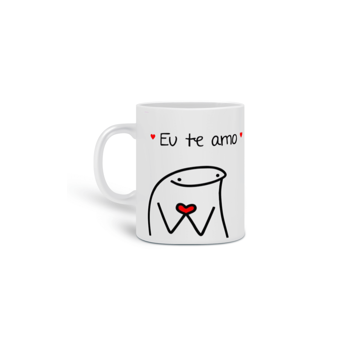 Nome do produto: Caneca Eu te amo, mas as vezes...