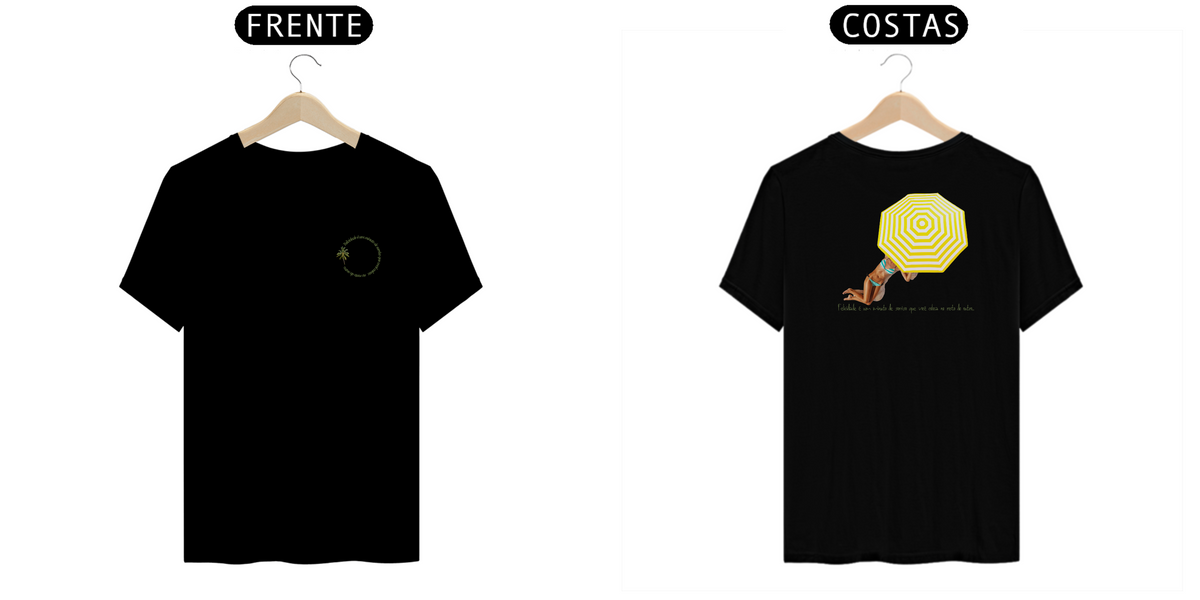 Nome do produto: T-Shirt Pima Felicidade guarda sol