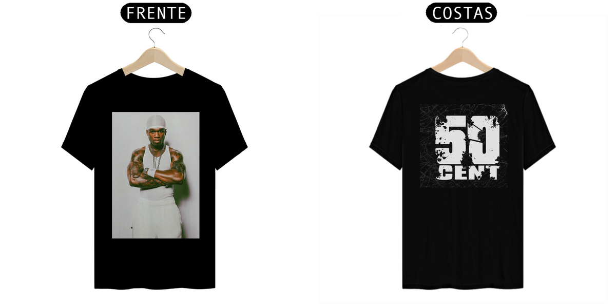 Nome do produto: T-Shirt 50 Cent 